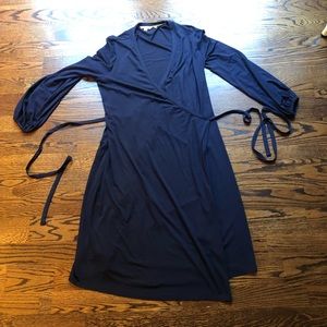 Boden Navy Wrap dress size 14